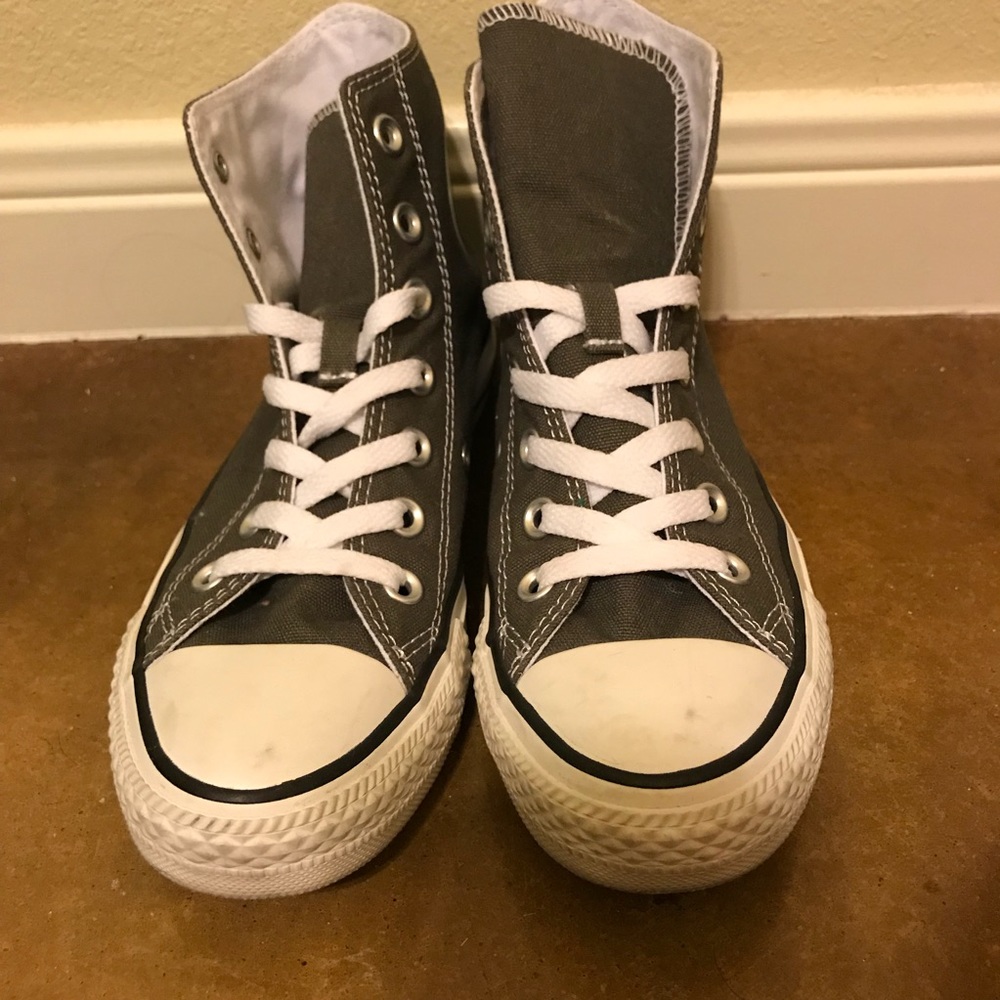Grey High-Top Converse
